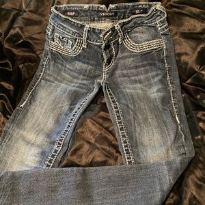 Vigoss slim boot cut jeans 3/4 31” long
